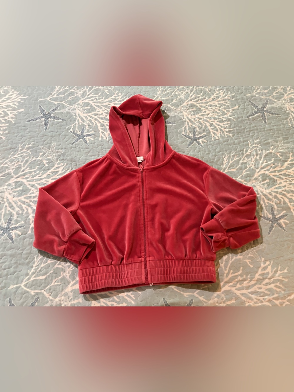 Btween girl size 7 zipper jacket